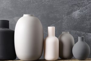 Five Ceramic Vases in